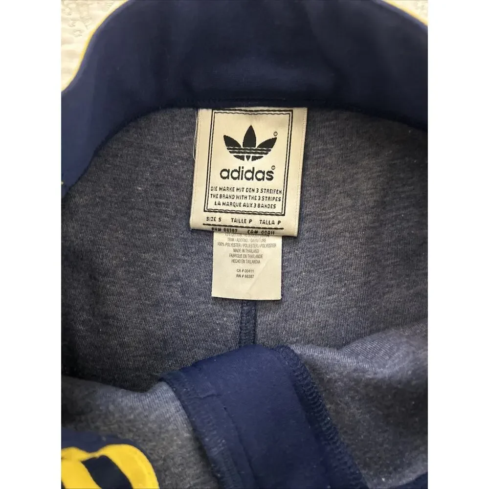 90's Adidas Trefoil Track Shorts Men’s S Navy Vintage Retro Running Streetwear